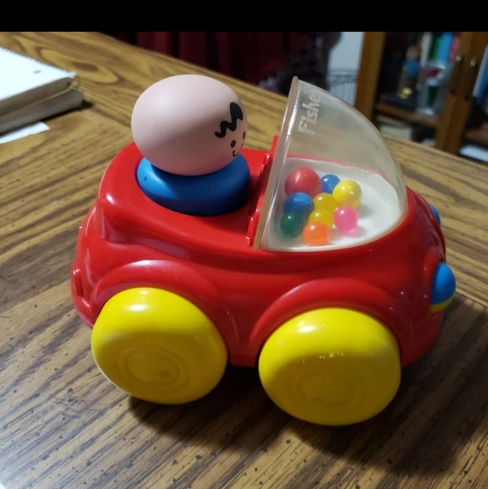 Vintage 1992 Fisher Price Poppity Pop Car #1047